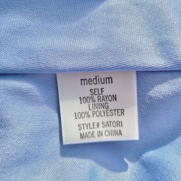 Miami Mini Shift Dress with Bell Sleeves and Back Tie - Picture 8 of 8